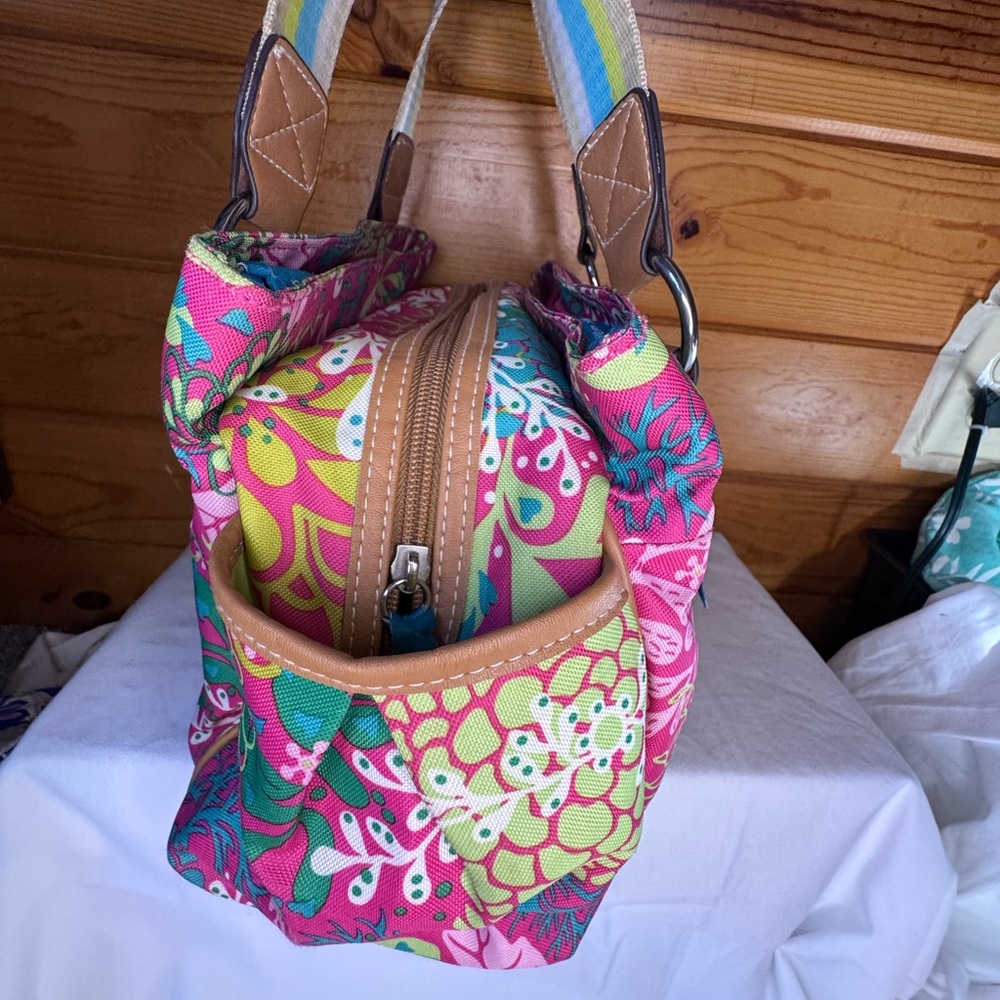 Lily Bloom “Floral Reef” Satchel Bag NWOT - Picture 3 of 9
